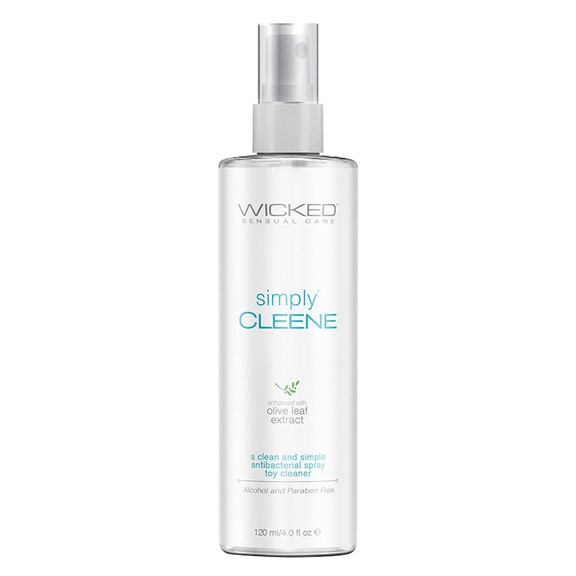 Wicked Simply Cleene Alcohol and Paraben Free Toy Cleaner Spray 4oz - Eros Fine Goods