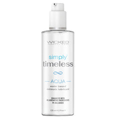 Wicked Simply Timeless Aqua Water-Based Lubricant 4oz - Eros Fine Goods
