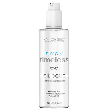 Wicked Simply Timeless Silicone Based Lubricant 4oz - Eros Fine Goods