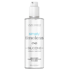 Wicked Simply Timeless Silicone Based Lubricant 4oz - Eros Fine Goods