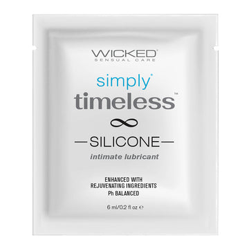Wicked Simply Timeless Packet Silicone Foil Pack 6ml - Eros Fine Goods