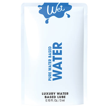 Wet Water Luxury Waterbased Lubricant 0.1oz - Eros Fine Goods