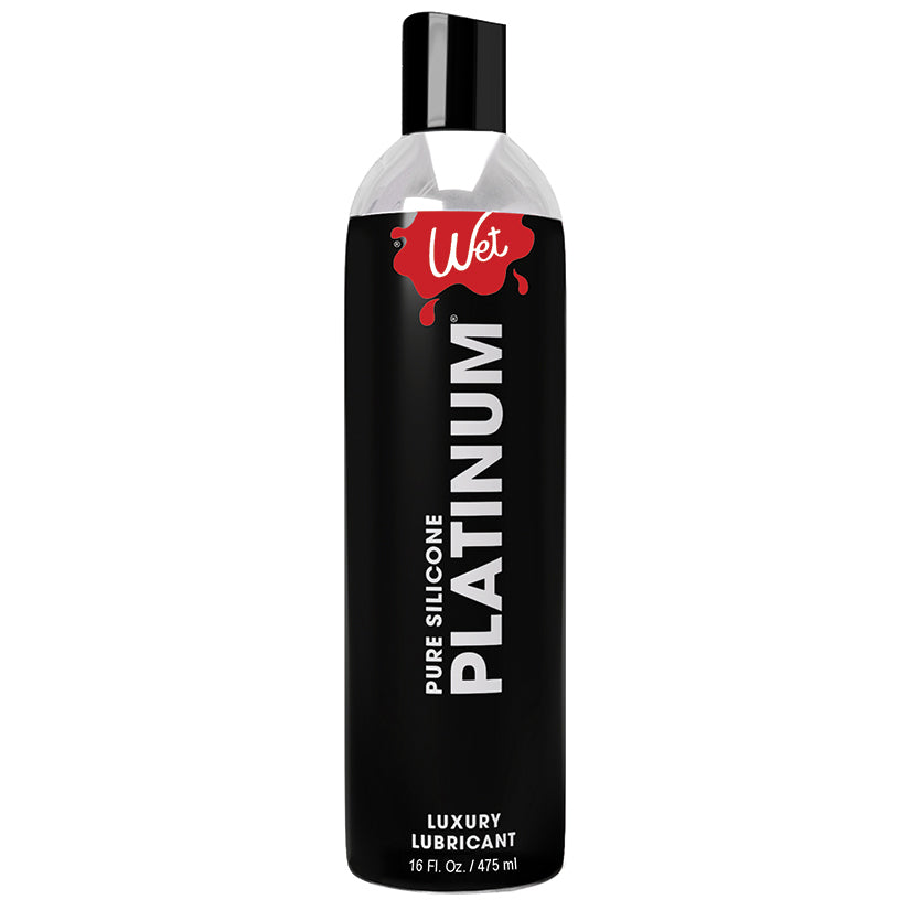 Wet Platinum Luxury Silicone Based Lubricant 16oz - Eros Fine Goods