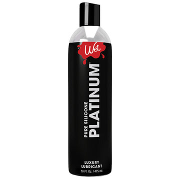 Wet Platinum Luxury Silicone Based Lubricant 16oz - Eros Fine Goods