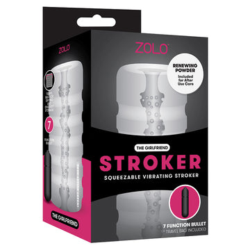 Zolo Girlfriend Squeezeable Vibrating Stroker - Eros Fine Goods