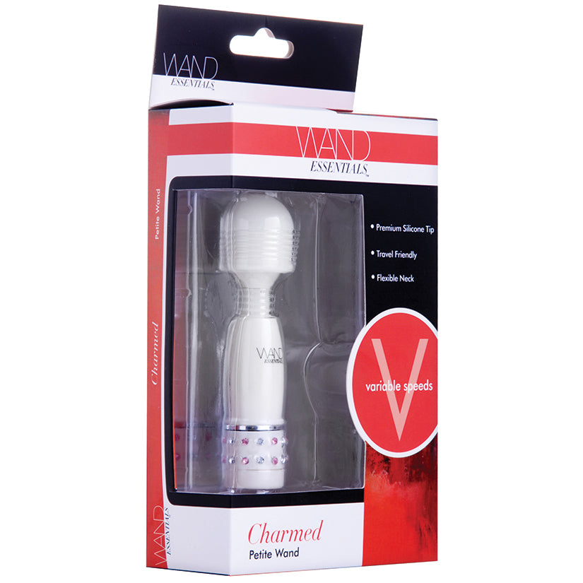 Wand Essentials Charmed Petite Wand-White - Eros Fine Goods