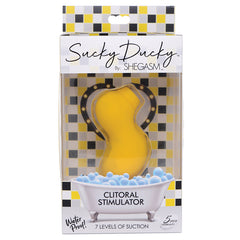 Shegasm Sucky Ducky 7x Clitoral Stimulator-Yellow - Eros Fine Goods