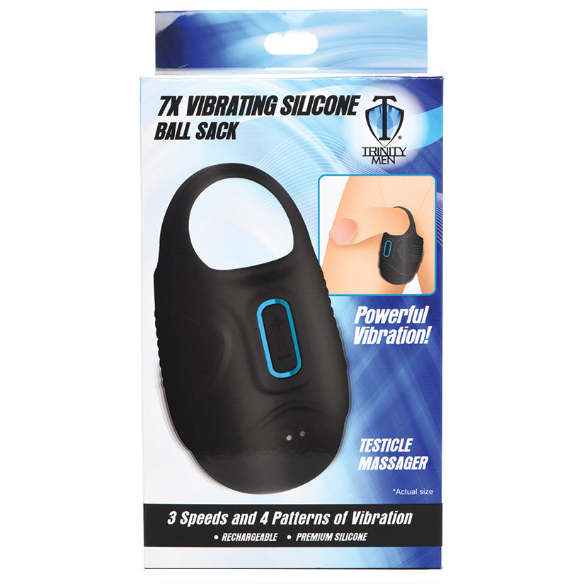 Trinity Men 7x Vibrating Silicone Ball Sack - Eros Fine Goods