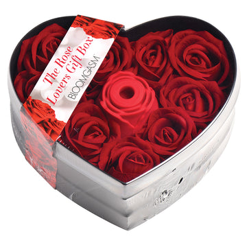 Bloomgasm Sucking Rose Heart Box-Red - Eros Fine Goods
