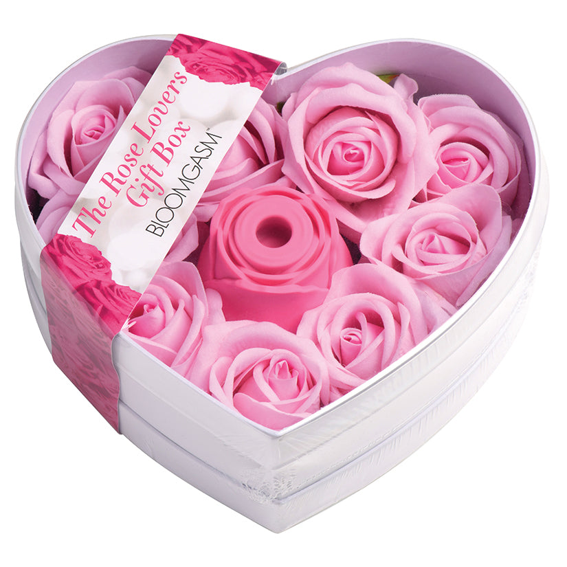 Bloomgasm Sucking Rose Heart Box-Pink - Eros Fine Goods