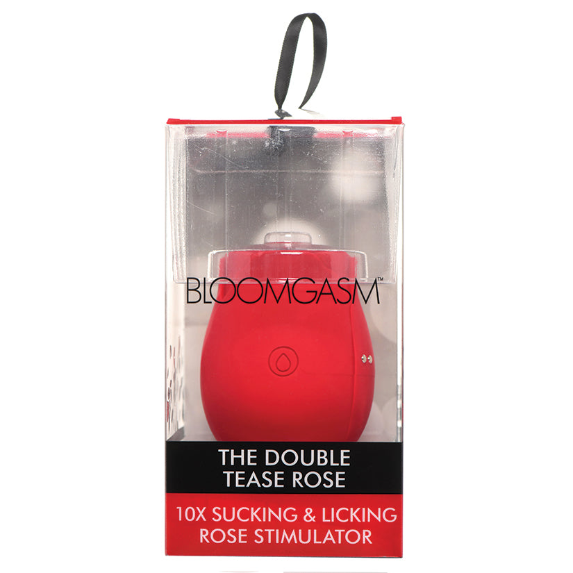Bloomgasm The Double Tease Rose 10X Suck & Lick - Eros Fine Goods