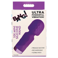 Bang 10X Mini Silicone Wand-Purple - Eros Fine Goods