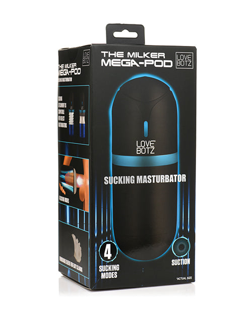 The Milker Mega-pod Sucking Masturbator - Black/clear