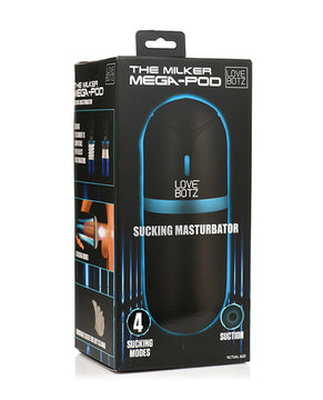 The Milker Mega-pod Sucking Masturbator - Black/clear