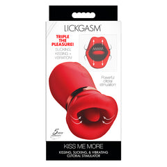 Lickgasm Kiss Me More Vibrating Clitoral Stimulator - Eros Fine Goods