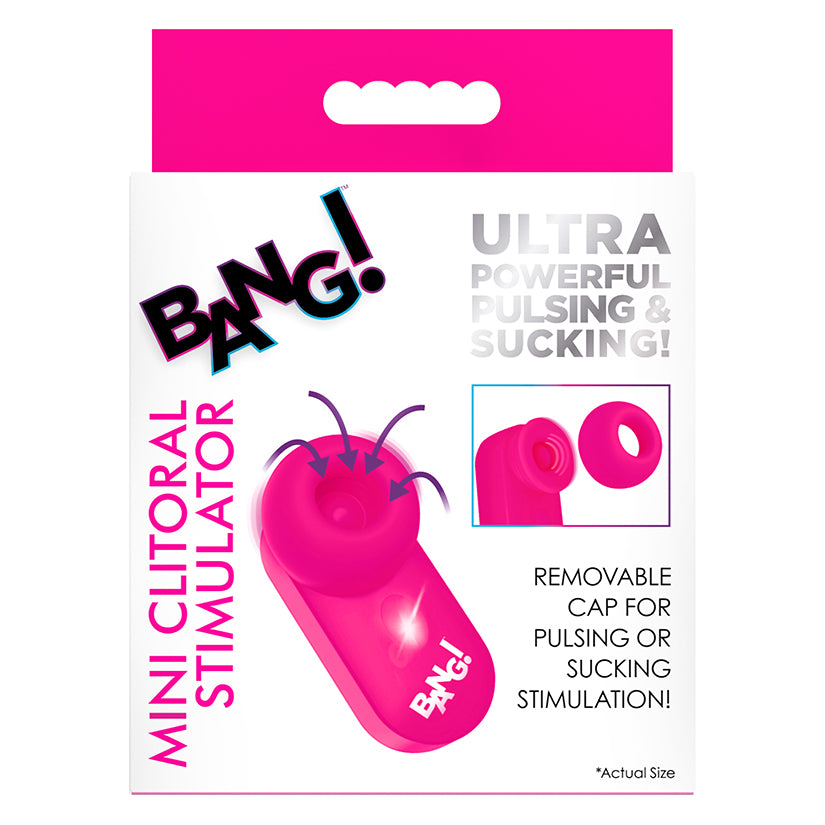 Bang! Mini Clitoral Stimulator-Pink - Eros Fine Goods