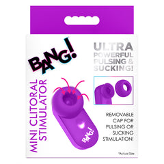 Bang! Mini Clitoral Stimulator-Purple - Eros Fine Goods