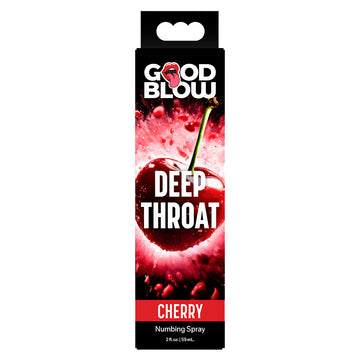 Good Blow Deep Throat Spray-Cherry 2oz - Eros Fine Goods