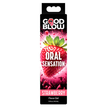 Good Blow Oral Sensation Gel-Strawberry - Eros Fine Goods
