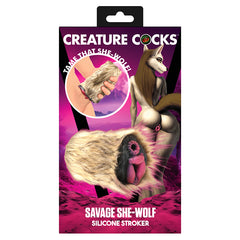 Creature Cocks Savage She Wolf Silicone Stroker - Eros Fine Goods
