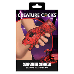 Creature Cocks Serpentine Stroker-Red - Eros Fine Goods