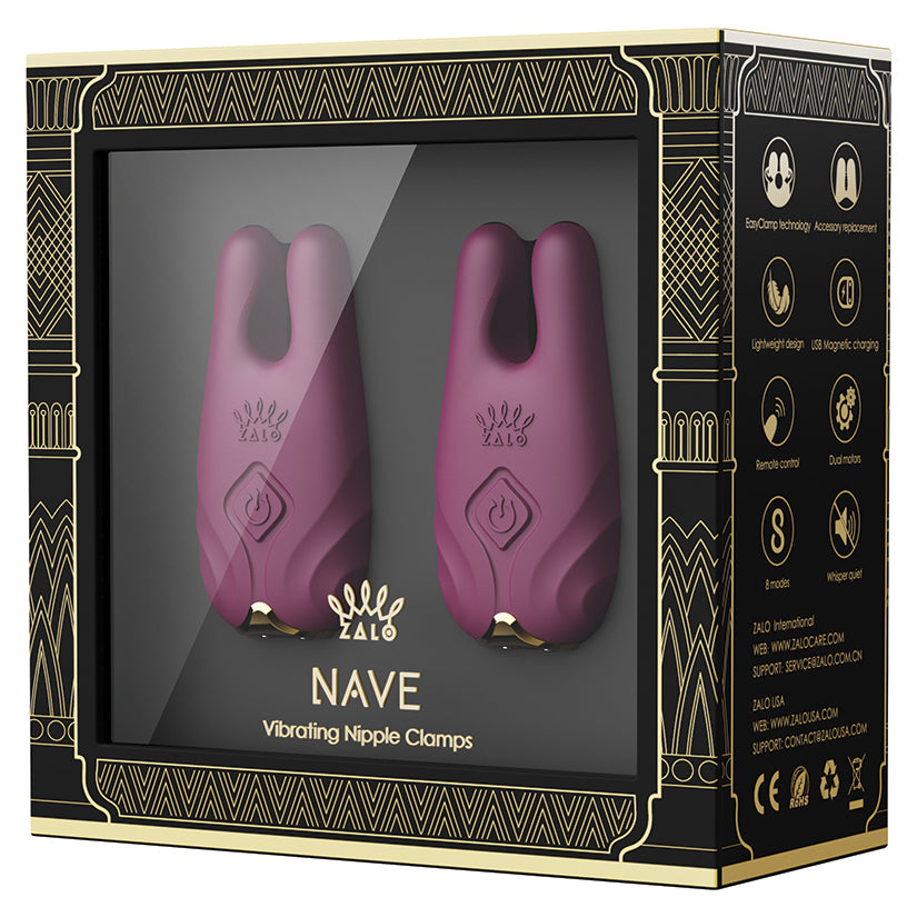 Zalo Nave-Velvet Purple - Eros Fine Goods