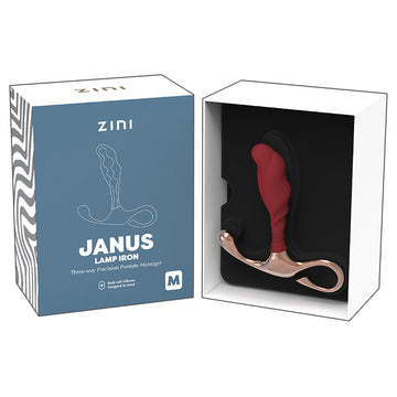 Zini Janus Lamp Iron-Bordeaux Medium - Eros Fine Goods