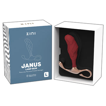 Zini Janus Lamp Iron-Bordeaux Large - Eros Fine Goods