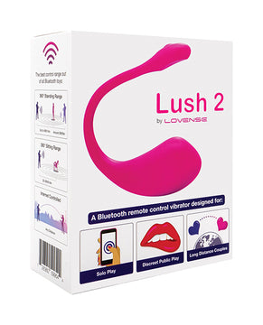 Lovense Lush 2.0 Sound Activated Vibrator - Eros Fine Goods