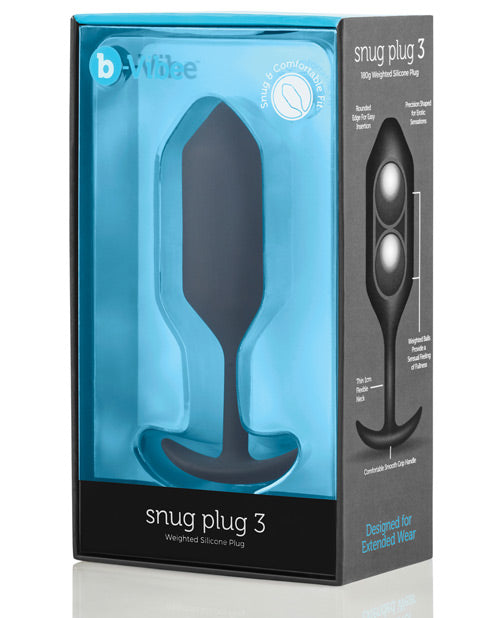b-vibe weighted butt plug 3 - Eros Fine Goods